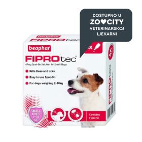 Beaphar Fiprotec spot on za pse S, 2-10 kg