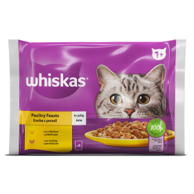 Whiskas 1+  izbor peradi 4 x 85 g