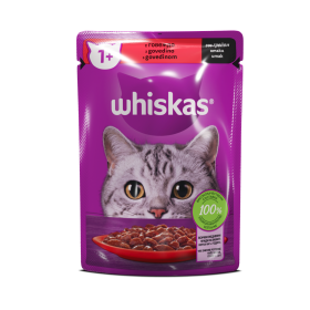 Whiskas 1+ govedina u umaku 85 g