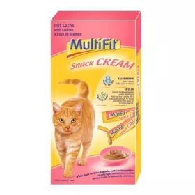 MultiFit poslastica za mačke Snack-Cream losos i inulin 7x15 g