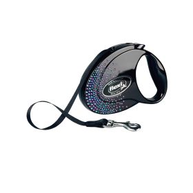 Flexi Glam Splash Mystic M traka 5 m crna