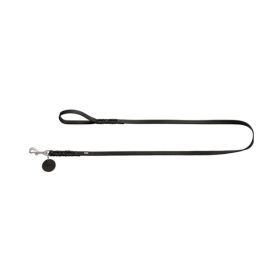 Hunter vodilica za pse Solid Education 11 mm/150 cm, koža crna