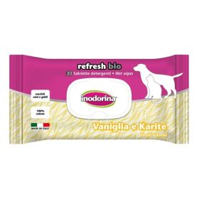 Inodorina Refresh Bio Vanilla i Karite vlažne maramice, 30 komada