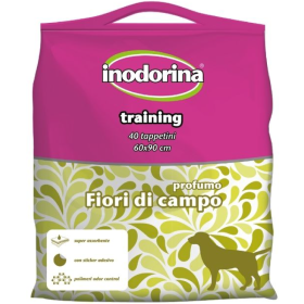 Inodorina Training Pads Flower parfume pelene 60x90 cm 40 kom