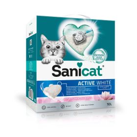 Sanicat pijesak za mačke Active White Lotus Flower 10 l