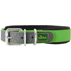 Hunter ogrlica za pse Convenience Comfort L-XL 65 cm zelena