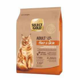 Select Gold Cat Hair&Skin Adult perad s lososom 2,5 kg