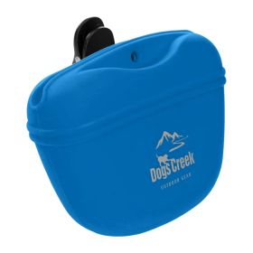 Dogs Creek silikonska torbica za poslastice, plava