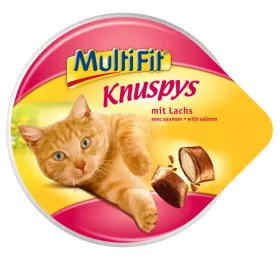 MultiFit poslastica za mačke Knuspys losos 60 g