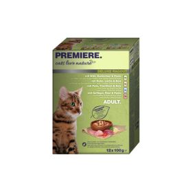 Premiere Cat Adult Deluxe Ragout miks okusa 12x100 g