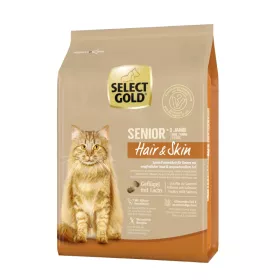 Select Gold Cat Hair&Skin Senior perad s lososom 2,5 kg