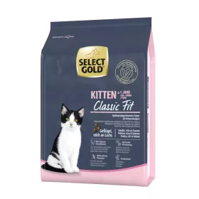 Select Gold Cat Classic Fit Kitten perad s lososom 2,5 kg