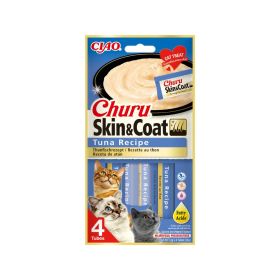 Churu poslastica za mačke Skin&Coat tuna 4x14 g