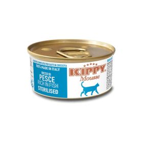 Kippy Cat Mousse Sterilised riba, 85 g konzerva